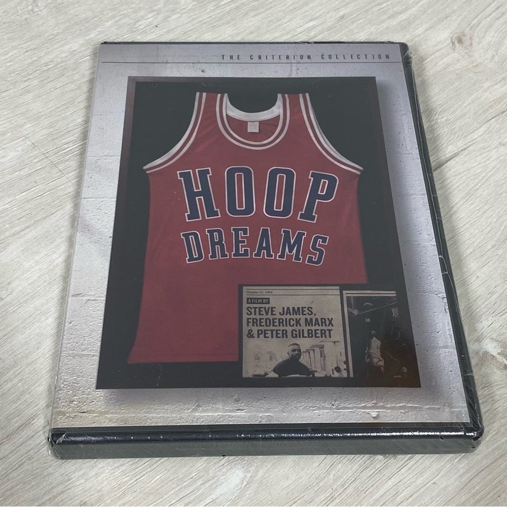 Hoop Dreams DVD 1994 Criterion Collection Rip in Seal - Never Opened - NEW